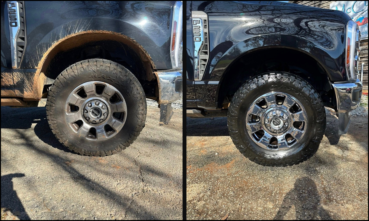 Auto detailing before and after – set 1