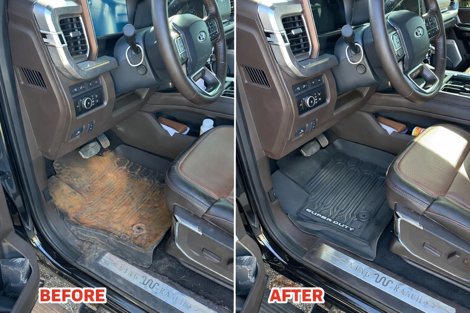 Auto detailing before and after – set 2