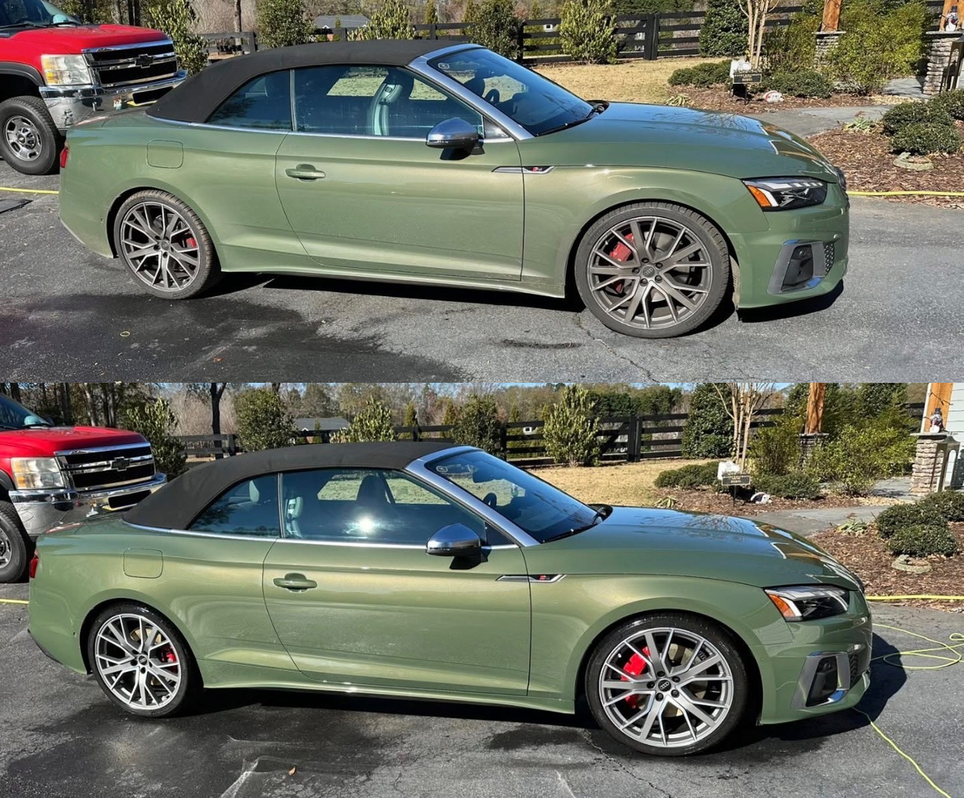 Auto detailing before and after – set 4